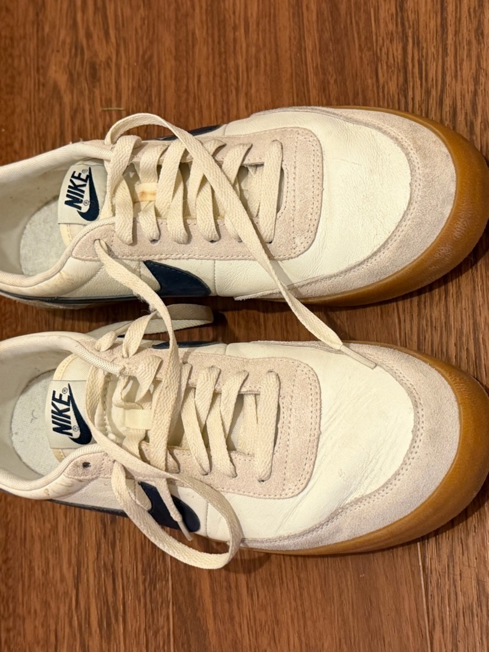 Nike White Shoe Interior with Size Label